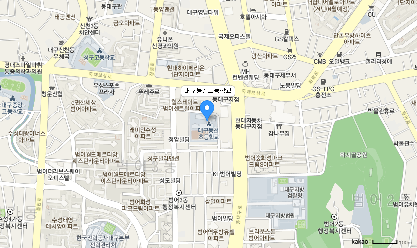 학교 찾아오시는 길 지도
